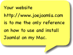 JoeJoomla Is To Me The Only Reference