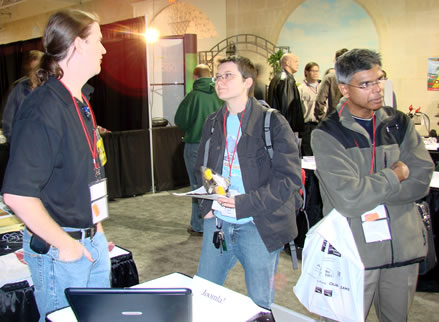Jason Talks To Visitors