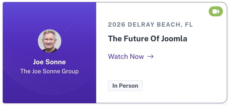 The Future Of Joomla Card