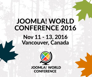 Joomla! World Conference 2016, Sheraton Vancouver, Canada. 11 - 13 November 2016