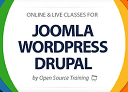 Joomla, Wordpress and Drupal training