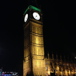 Big Ben clock in London UK