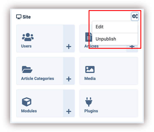 Atum Joomla 4administrator module